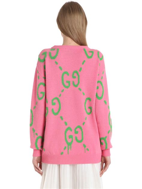 gucci adidas pink sweater|Gucci pink sweater cardigan.